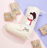 Personalised Snowman Stocking