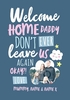 Personalised Welcome Home Daddy Card - Photo Upload - Giant - By Funky Pigeon