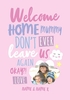 Personalised Welcome Home Mummy Card - Photo Upload - A5 - By Funky Pigeon