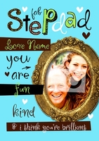 Picture This - Stepdad Card - Large (A4) - By Funky Pigeon