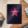 Pink Star Occupation Personalised Notebook [A5]