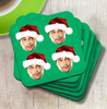 Santa Hat Photo Coaster