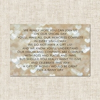 Shining Heart Pattern Poem Card - By Funky Pigeon