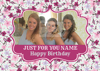 Spice - Birthday Card Photo Upload Just For You - A6 - By Funky Pigeon