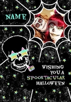 Spooktacular Halloween Photo Card - A6 - By Funky Pigeon