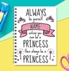 Sprinkle of Glitter Personalised Notebook - Princess [A5]