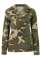 Studded Camoflage Jacket