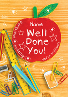 Student Well Done You Card - Personalised - A5 - By Funky Pigeon