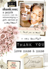 Style Crush - Wedding Thank You - Large (A4) - By Funky Pigeon