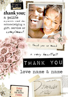 Style Crush - Wedding Thank You - Large (A4) - By Funky Pigeon