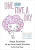 Super Sweet Grandma Personalised Card - Large (A4) - By Funky Pigeon