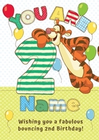 Tigger Age Birthday Card - Winnie the Pooh - A6 - By Funky Pigeon