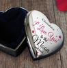 To the Moon and Back Silver Plated Trinket Box