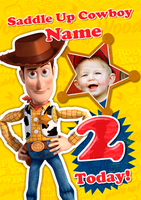 Toy Story - Saddle Up - Large (A4) - By Funky Pigeon