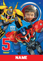Transformers - 5th Birthday - Large (A4) - By Funky Pigeon