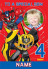 Transformers - Son Photo Upload Birthday - A6 - By Funky Pigeon
