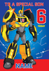 Transformers - To a Special Son - A6 - By Funky Pigeon