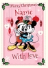Vintage Mickey Mouse Christmas Card - Personalised - Giant - By Funky Pigeon