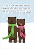Warm And Fuzzy Feeling Christmas Card - A5 - By Funky Pigeon
