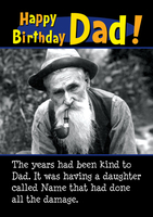 Way Out West - Kind To Dad - A6 - By Funky Pigeon