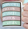 Where We Live Address Personalised Mug [Mug]