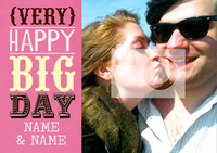 Word Play - Wedding Big Day - Giant - By Funky Pigeon
