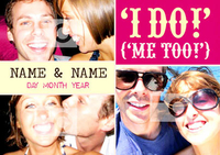 Word Play - Wedding I Do - A6 - By Funky Pigeon