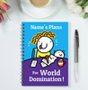 World Domination Personalised Notebook [A4]