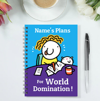 World Domination Personalised Notebook [A4]