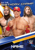 WWE - The Birthday Champion - A5 - By Funky Pigeon