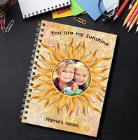 You are my Sunshine Photo Upload Personalised Notebook [A4]
