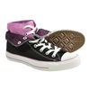 Converse Two Fold Design Hi Top Boots (Black/Purple)