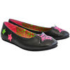 Draven Star Maze Design Slip On Shoes (Black)