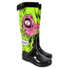 Iron Fist Zombie Stomper Design Wellies (Black)