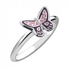 Virtue Flutterbye Sterling Silver Stacking Ring