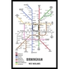 BIRMINGHAM UNDERGROUND JIGSAW MAP (HPCUG400)