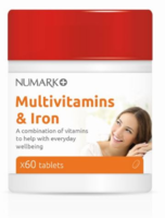Numark Multivitamins & Iron - 60 Tablets