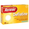 Rennie Deflatine Sugar Free Mint 18 Tablets