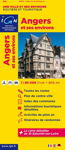 Angers and its Environs IGN Map