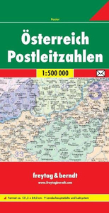 Austria Postcode Freytag & Berndt Map