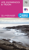 Ayr,  Kilmarnock & Troon OS Landranger Map 70 (paper)