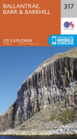 Ballantrae,  Bar & Barrhill OS Explorer Map 317 (paper)