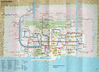 Barcelona City Railway System Map