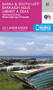 Barra,  South Uist,  Vatersay & Eriskay OS Landranger Map 31 (paper)