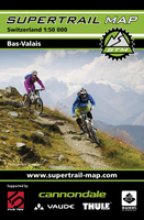 Bas-Valais Supertrail Map