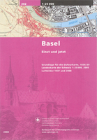 Basel Once and Today Swisstopo Map No. 302