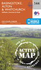 Basingstoke - Alton,  Whitchurch,  Odiham,  Overton & Hook OS Explorer Active Map 144 (waterproof)