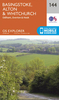 Basingstoke - Alton,  Whitchurch,  Odiham,  Overton & Hook OS Explorer Map 144 (paper)