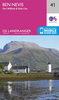 Ben Nevis,  Fort William & Glen Coe OS Landranger Map 41 (paper)