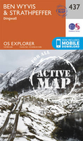 Ben Wyvis & Strathpeffer - Dingwall OS Explorer Active Map 437 (waterproof)